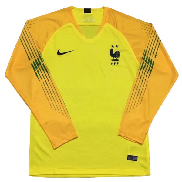 Camiseta Francia ML Portero 2018 Amarillo